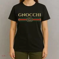 Gnocchi In Fun Logo Style T-Shirt thumb 4