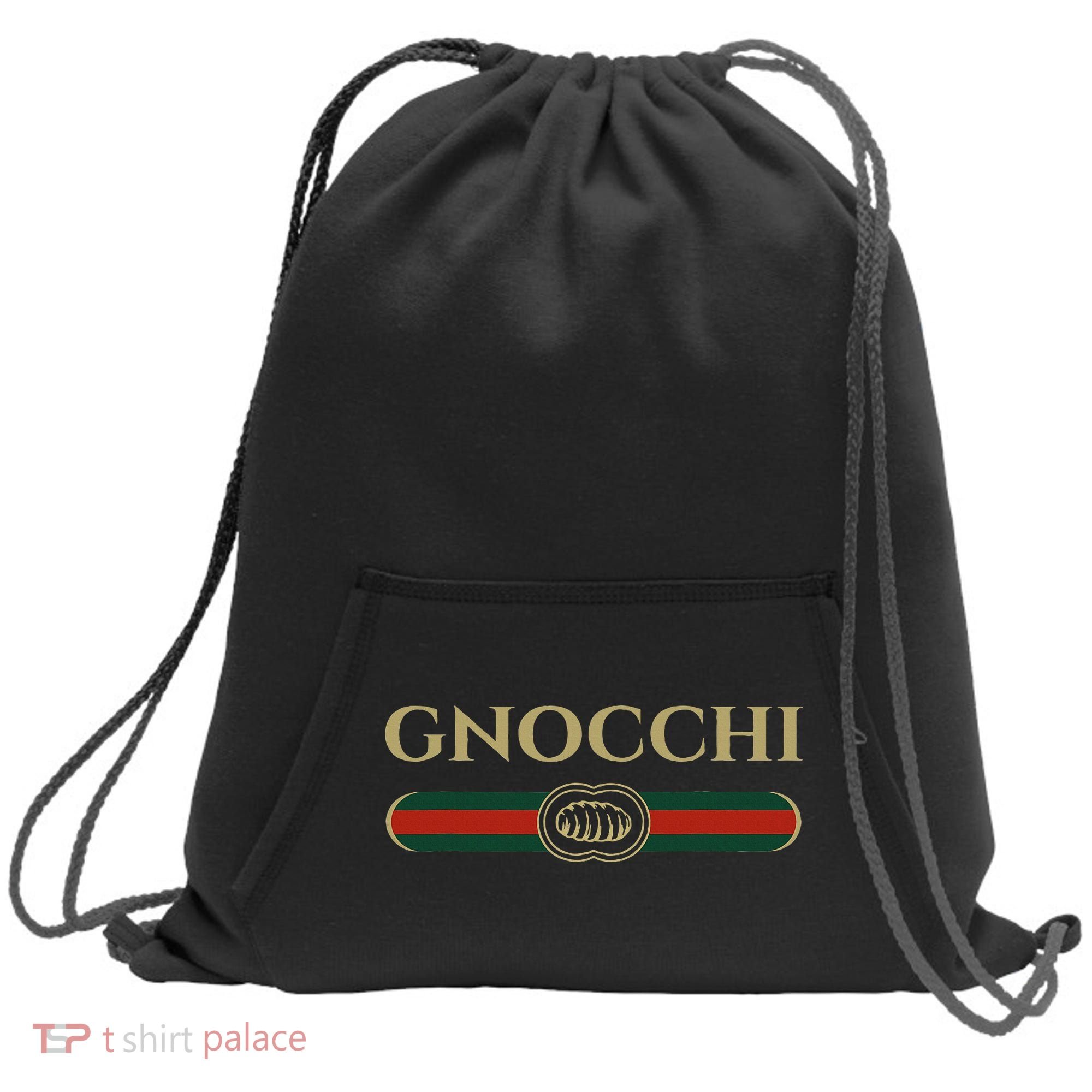Gnocchi In Fun Logo Style Sweatshirt Cinch Pack Bag