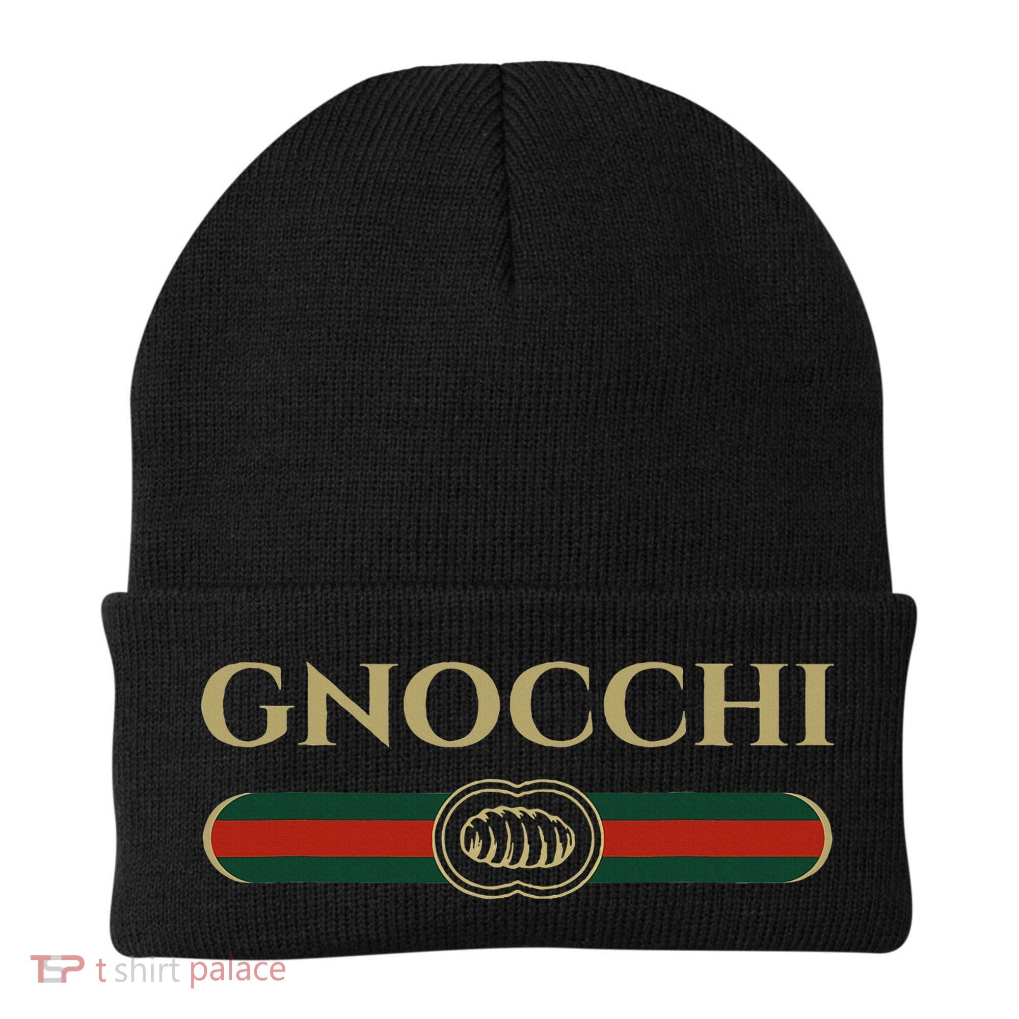 Gnocchi In Fun Logo Style Beanie