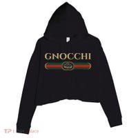Gnocchi In Fun Logo Style Crop Fleece Hoodie thumb 0