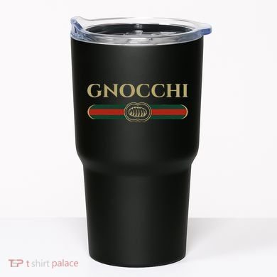 Gnocchi In Fun Logo Style Tumbler