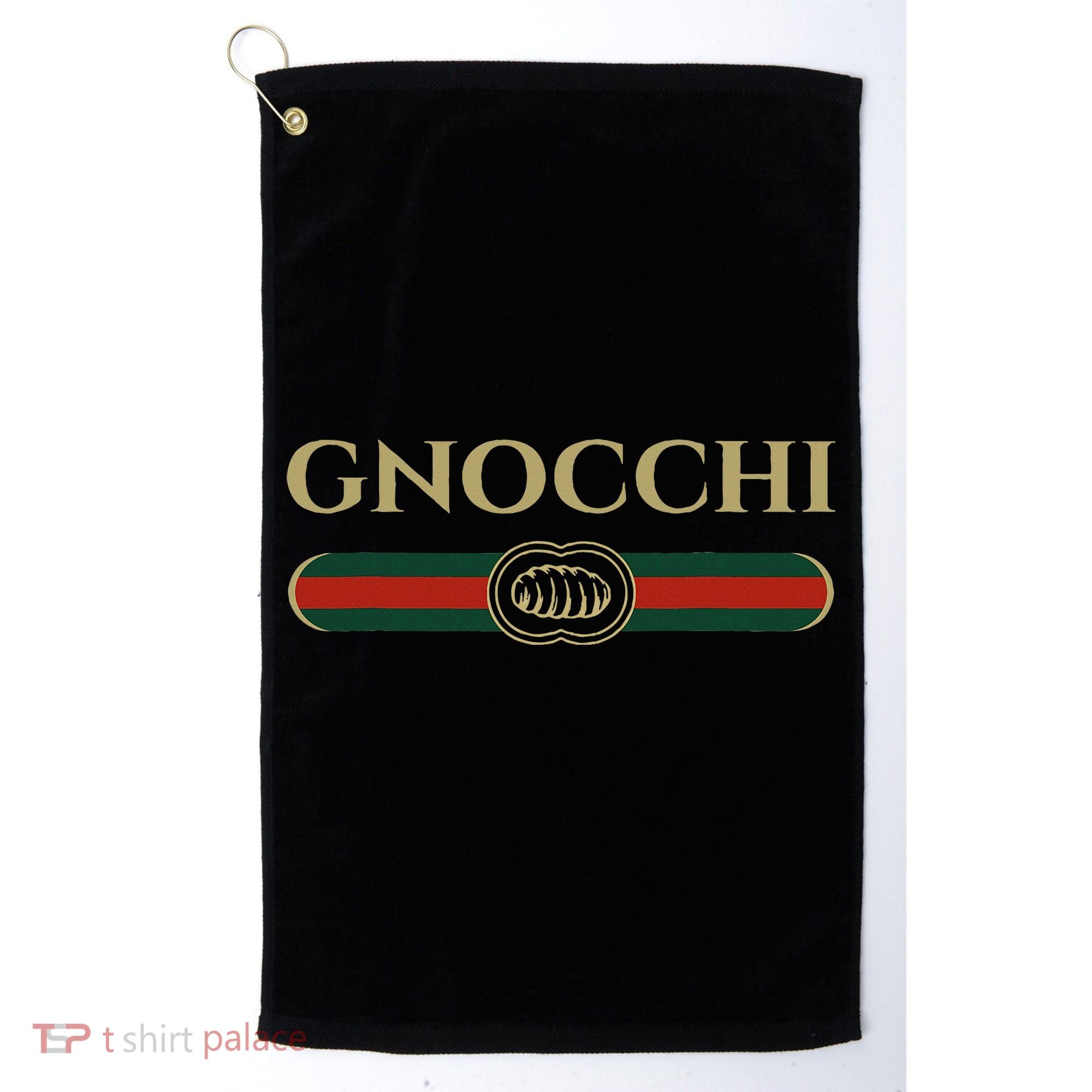 Gnocchi In Fun Logo Style Golf Towel