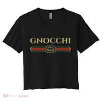 Gnocchi In Fun Logo Style Women's Crop Top Tee thumb 0
