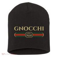Gnocchi In Fun Logo Style Short Acrylic Beanie thumb 0