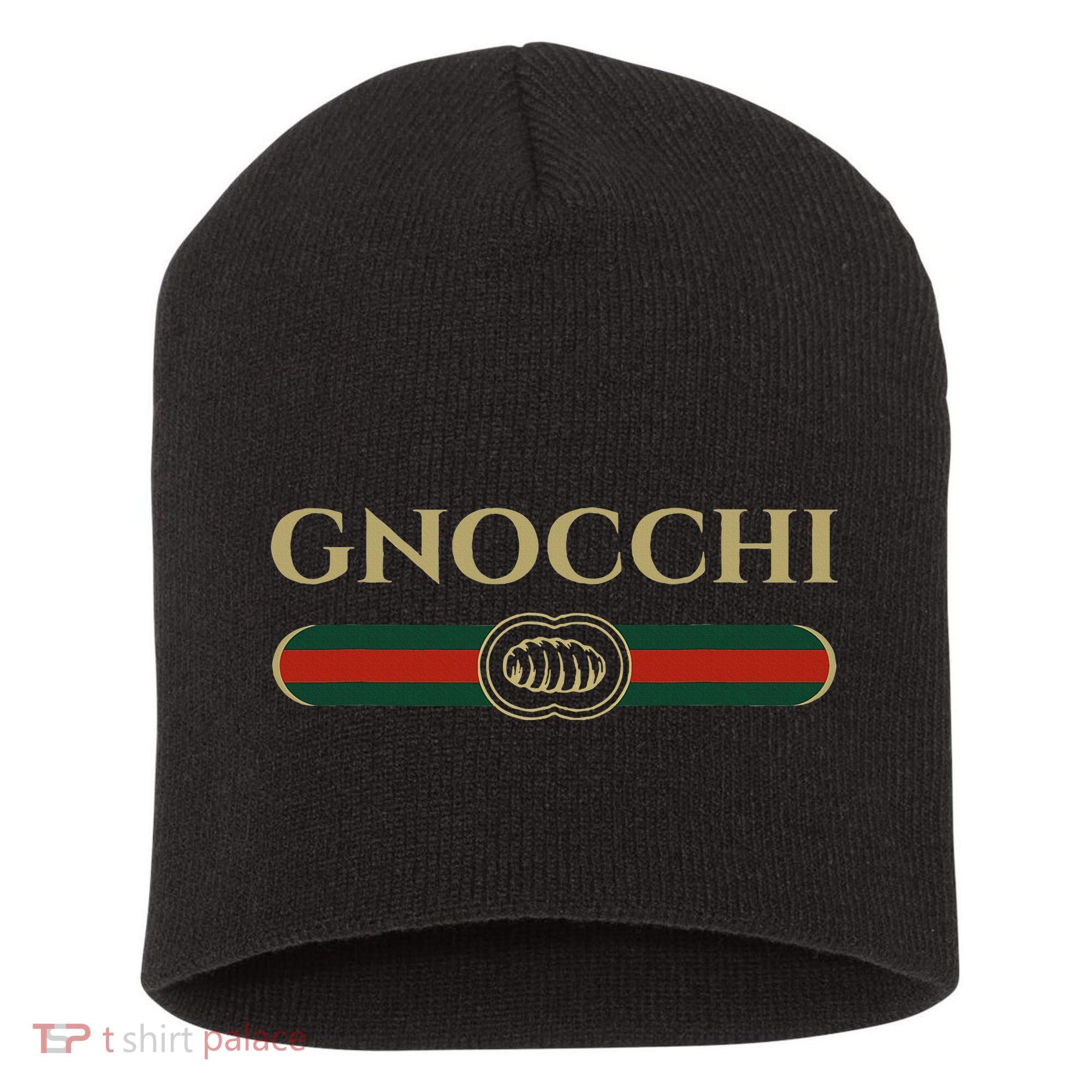 Gnocchi In Fun Logo Style Short Acrylic Beanie