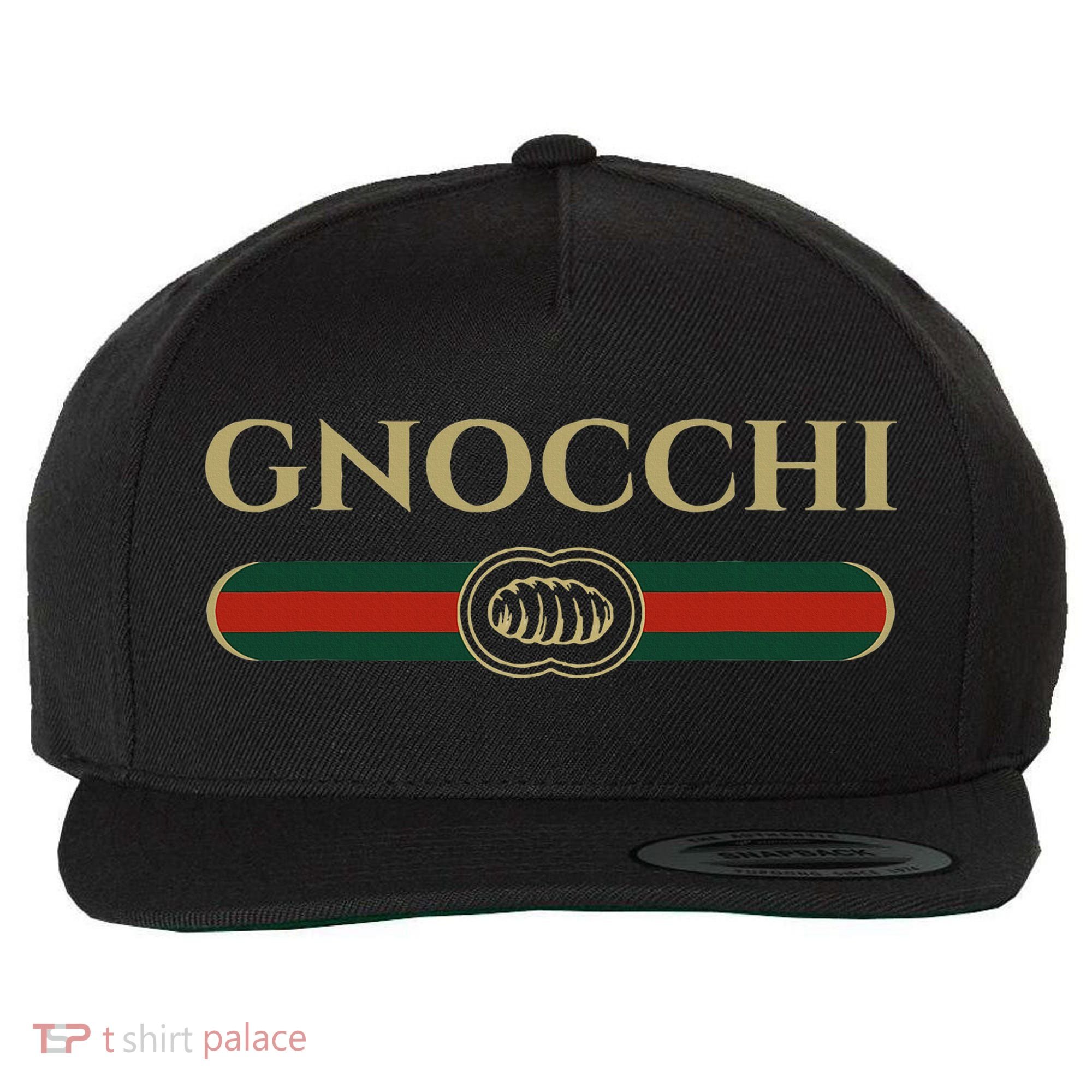 Gnocchi In Fun Logo Style Wool Snapback Cap