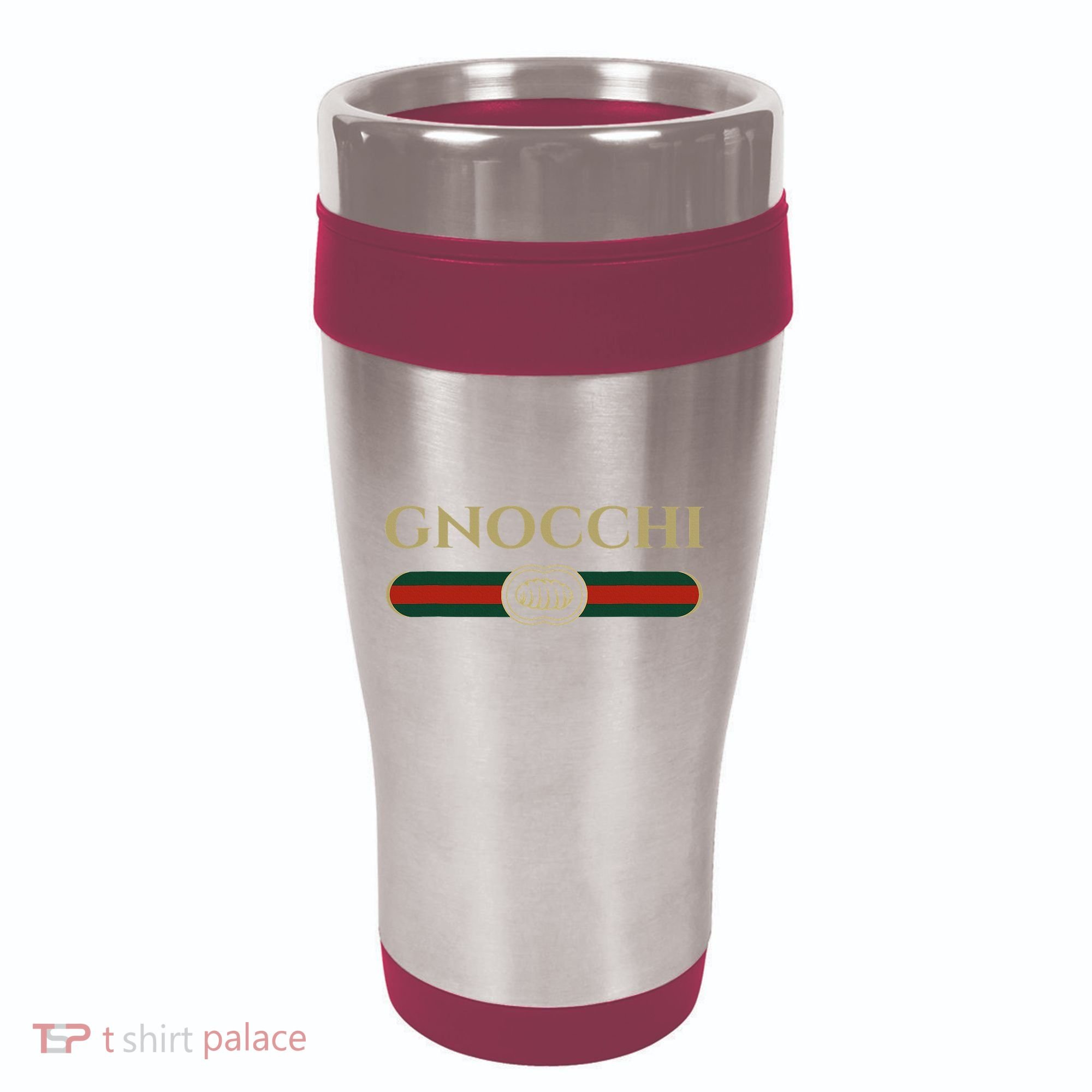 Gnocchi In Fun Logo Style 16oz Travel Tumbler