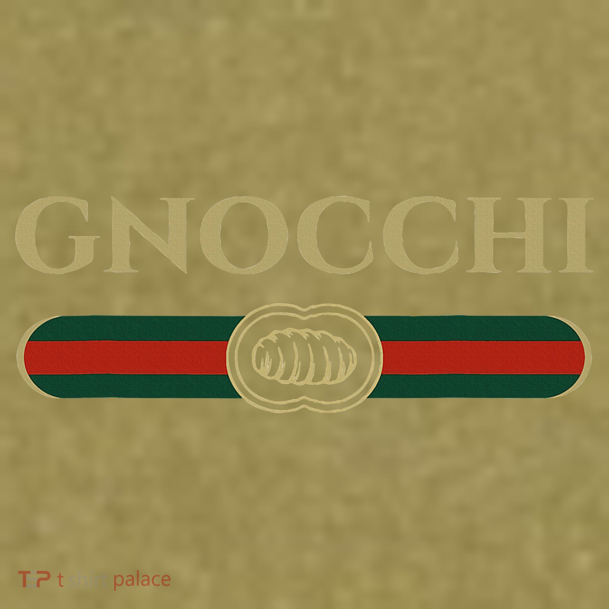 Gnocchi In Fun Logo Style Garment-Dyed Women's Muscle Tee