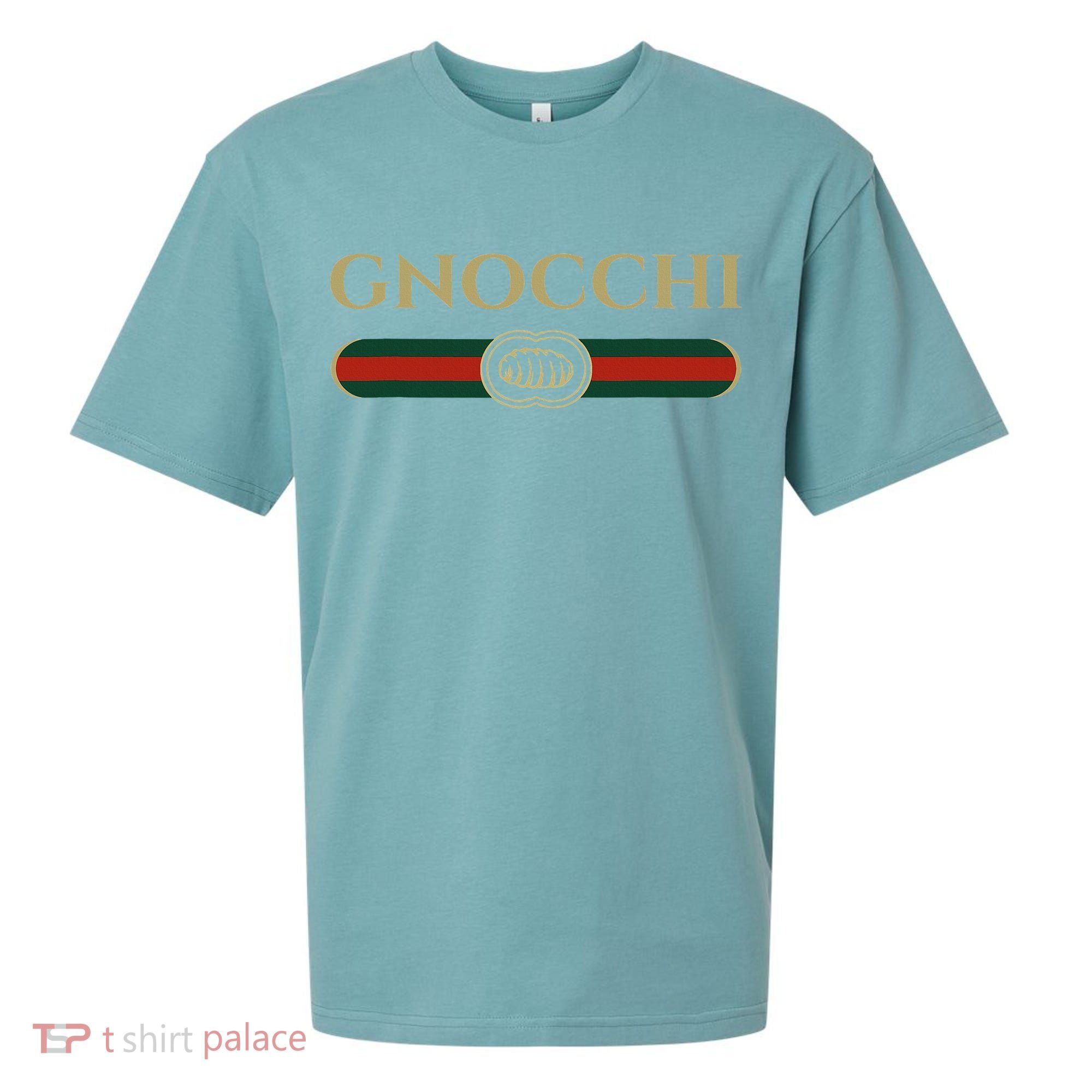 Gnocchi In Fun Logo Style Sueded Cloud Jersey T-Shirt