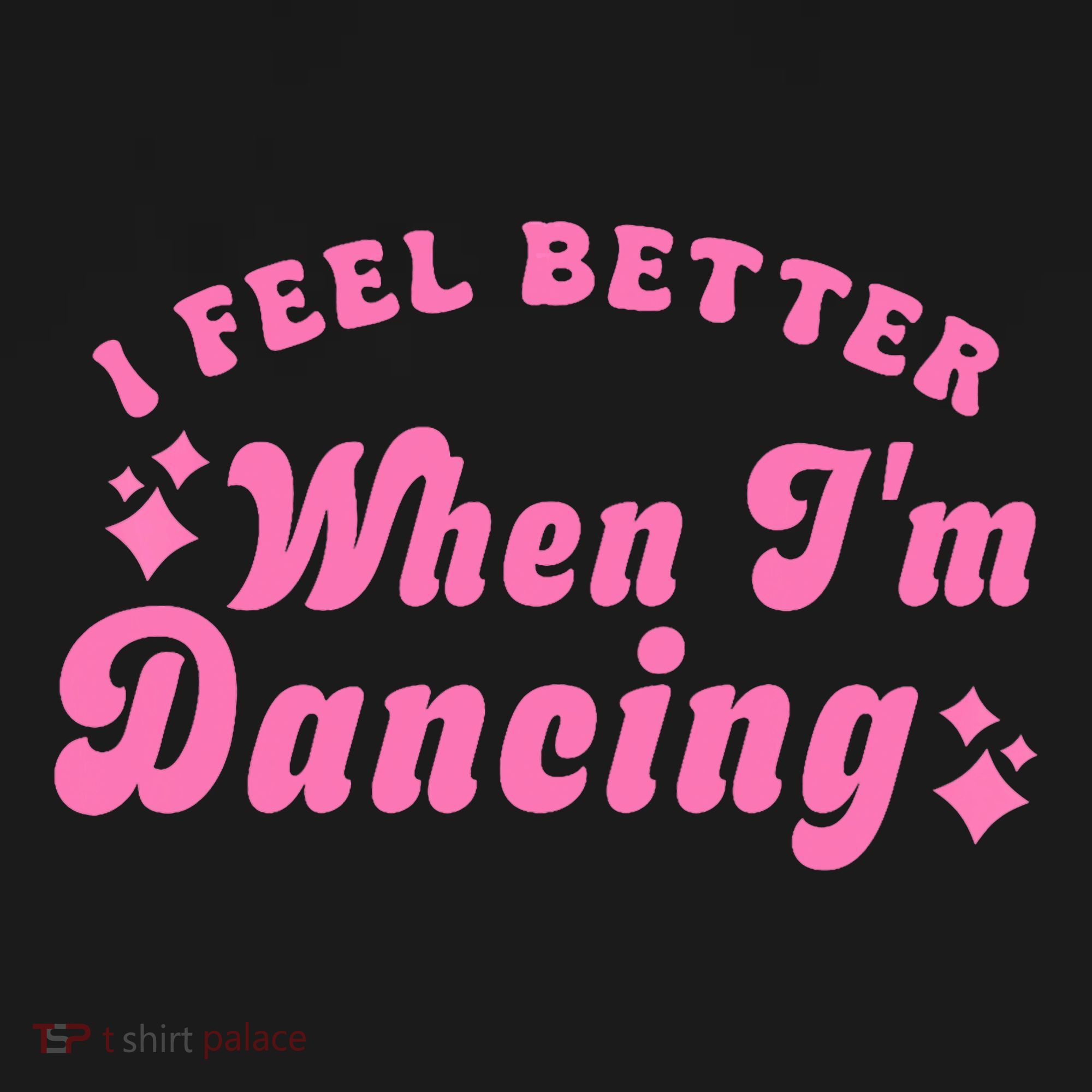 Groovy I Feel Better When IM Dancing Ballet Dancer Girl Backpack