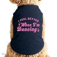 Groovy I Feel Better When IM Dancing Ballet Dancer Girl Doggie Tank thumb 0