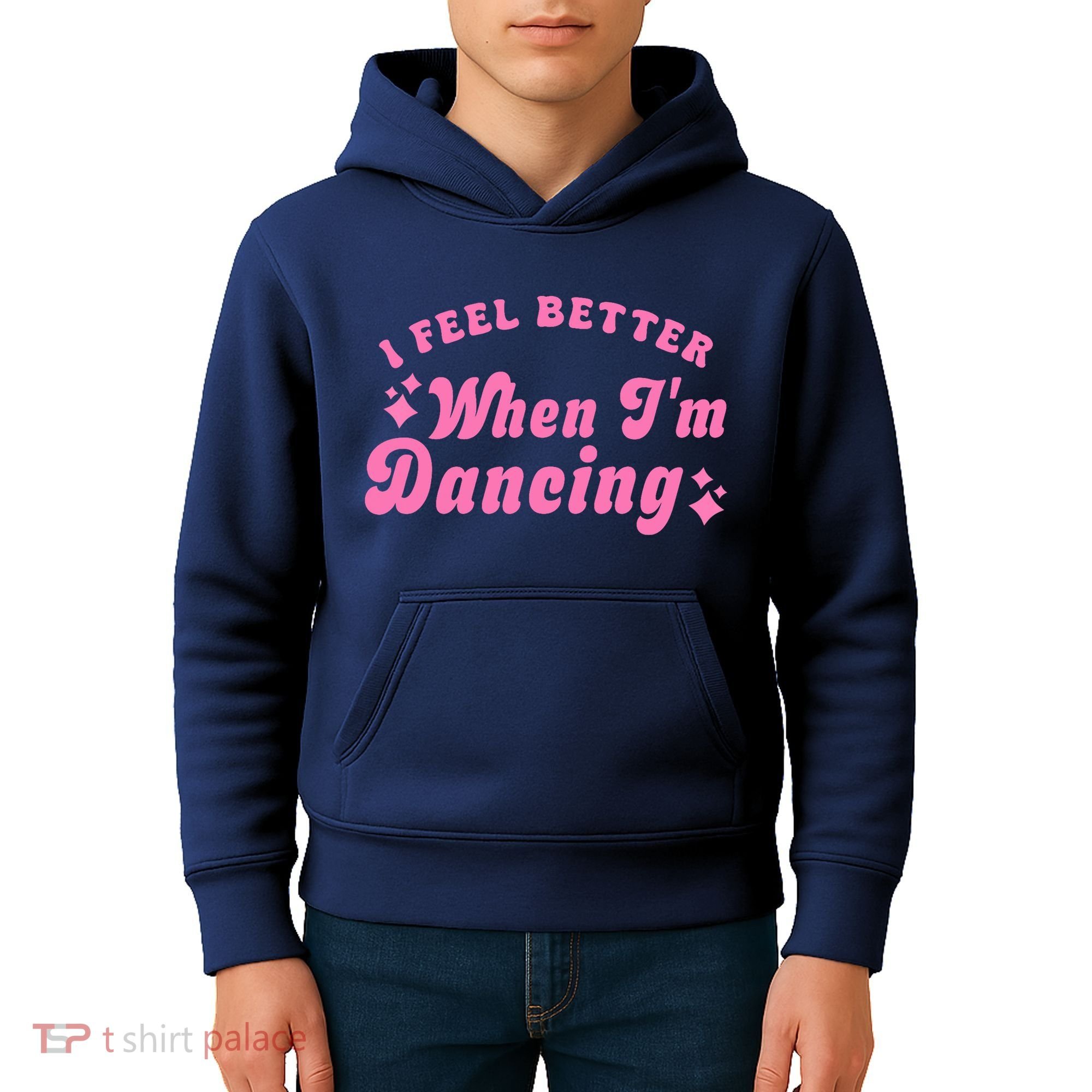 Groovy I Feel Better When IM Dancing Ballet Dancer Girl Kids Hoodie