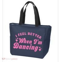Groovy I Feel Better When IM Dancing Ballet Dancer Girl Tote Bag thumb 3