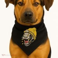 Gorilla Inked Flash Old School Ink Addict Traditional Tattoo USA-Made Doggie Bandana thumb 1