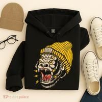 Gorilla Inked Flash Old School Ink Addict Traditional Tattoo Hoodie thumb 4