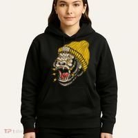 Gorilla Inked Flash Old School Ink Addict Traditional Tattoo Hoodie thumb 5