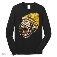 Gorilla Inked Flash Old School Ink Addict Traditional Tattoo Long Sleeve Shirt thumb 0
