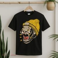 Gorilla Inked Flash Old School Ink Addict Traditional Tattoo T-Shirt thumb 2