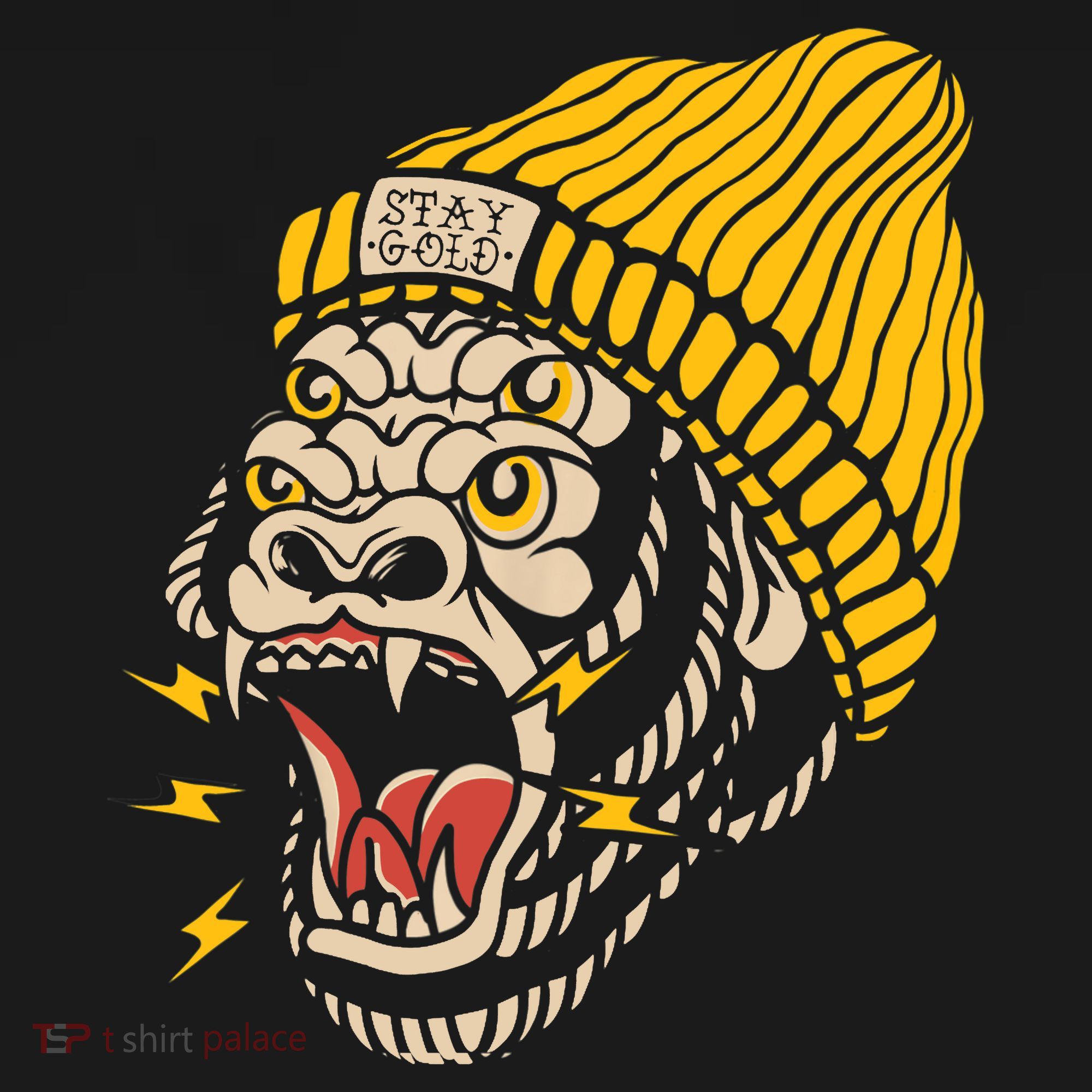 Gorilla Inked Flash Old School Ink Addict Traditional Tattoo Women's Hoodie