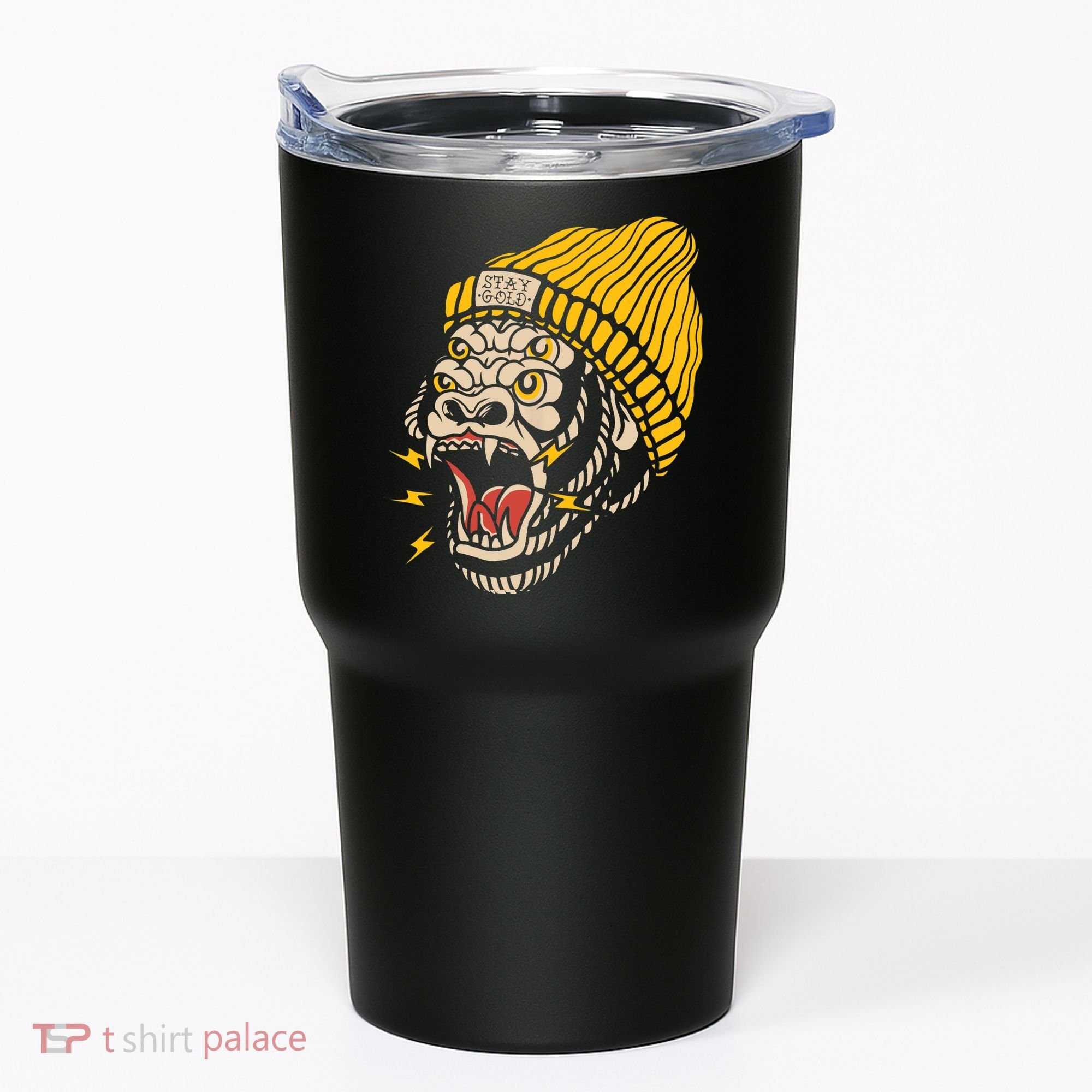 Gorilla Inked Flash Old School Ink Addict Traditional Tattoo Tumbler