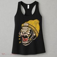 Gorilla Inked Flash Old School Ink Addict Traditional Tattoo Women's Tank Top thumb 3