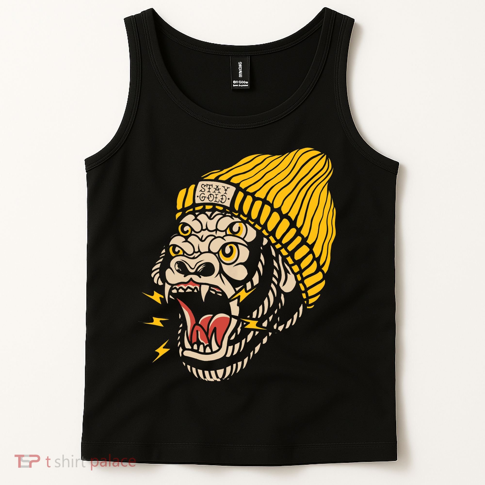 Gorilla Inked Flash Old School Ink Addict Traditional Tattoo Tank Top