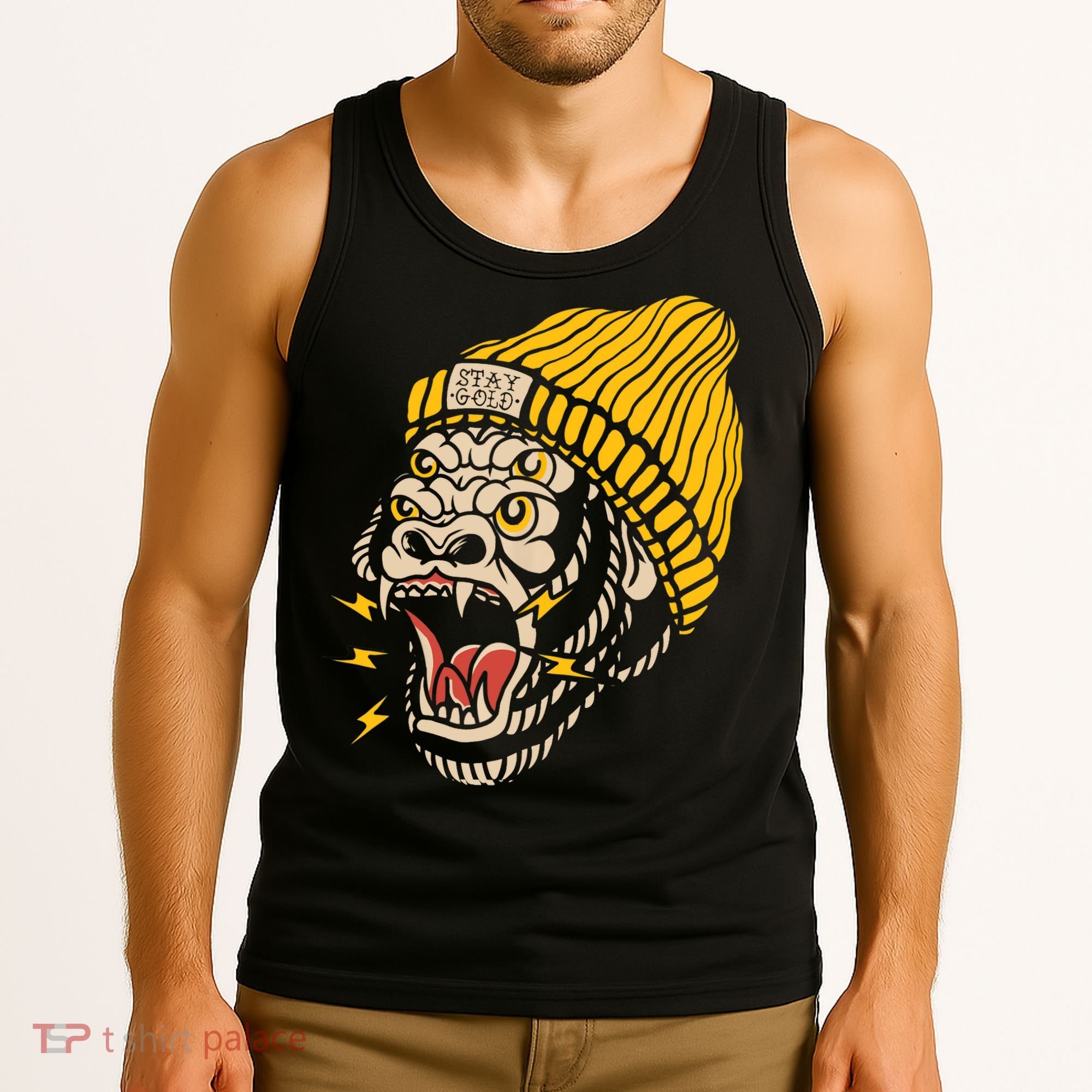 Gorilla Inked Flash Old School Ink Addict Traditional Tattoo Tank Top