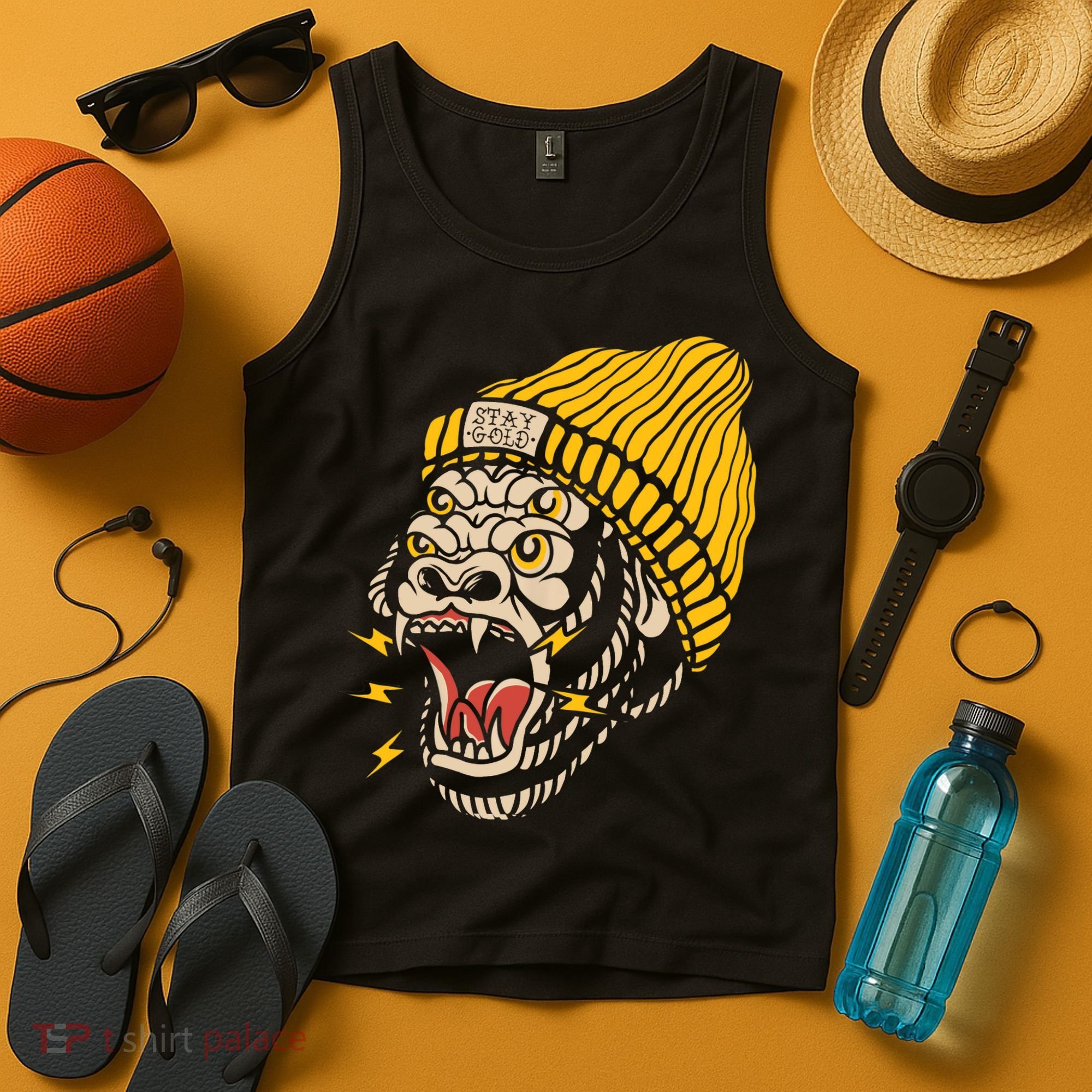 Gorilla Inked Flash Old School Ink Addict Traditional Tattoo Tank Top