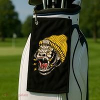Gorilla Inked Flash Old School Ink Addict Traditional Tattoo Golf Towel thumb 2