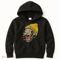 Gorilla Inked Flash Old School Ink Addict Traditional Tattoo Kids Hoodie thumb 0