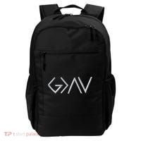 God Is Greater Than The Highs And Lows Embroidered Embroidered Backpack thumb 0