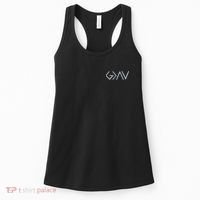 God Is Greater Than The Highs And Lows Embroidered Embroidered Women's Tank Top thumb 0