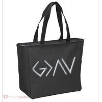 God Is Greater Than The Highs And Lows Embroidered Embroidered Tote Bag thumb 2