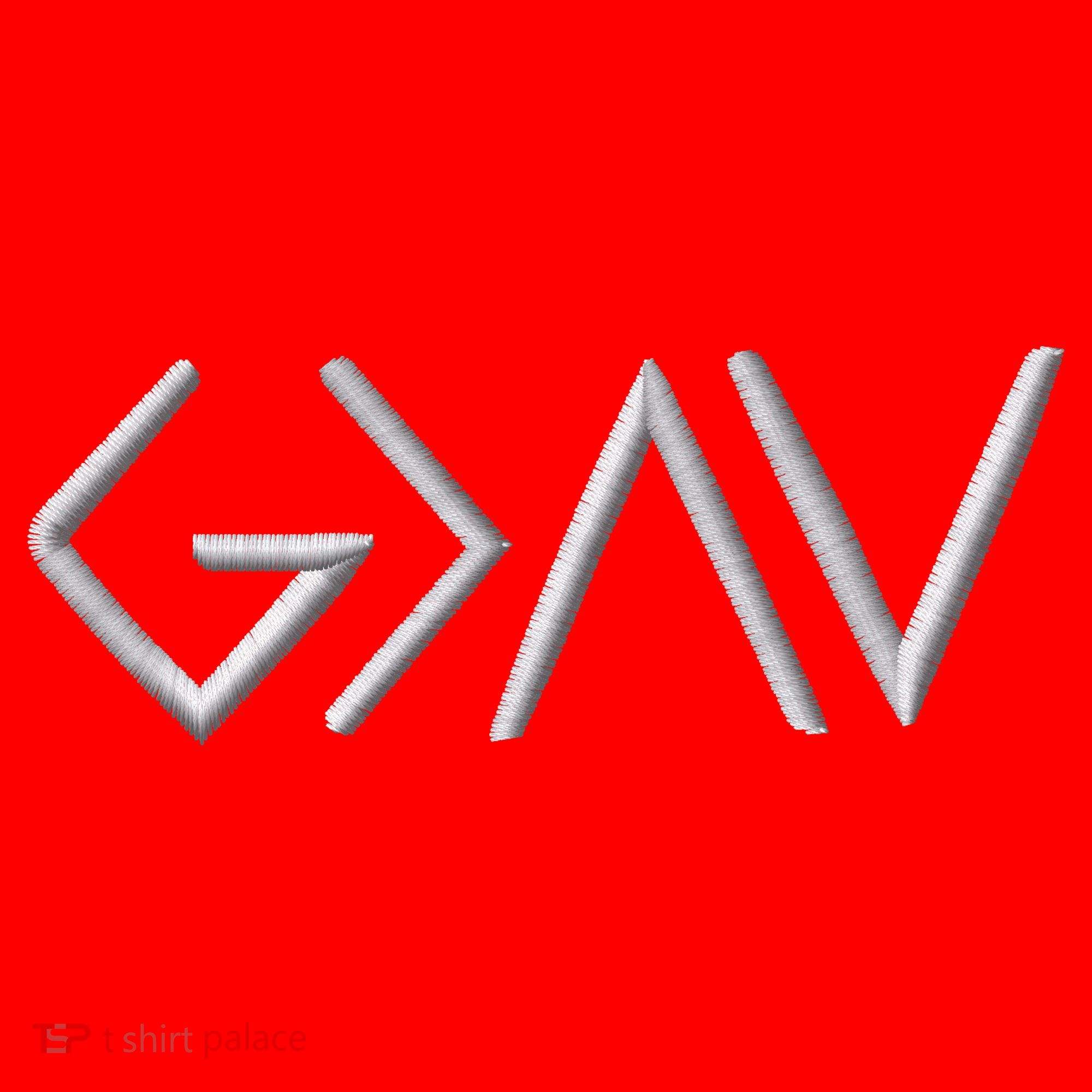 God Is Greater Than The Highs And Lows Embroidered Embroidered Santa Hat