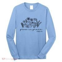 Grow In Grace 2 Peter 3:18 Floral Long Sleeve Shirt thumb 0
