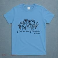 Grow In Grace 2 Peter 3:18 Floral T-Shirt thumb 4