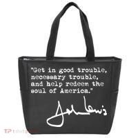 Get In Good Necessary Trouble John Lewis Social Justice Gift Tote Bag thumb 0