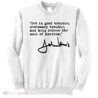 Get In Good Necessary Trouble John Lewis Social Justice Gift Sweatshirt thumb 0