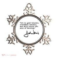 Get In Good Necessary Trouble John Lewis Social Justice Gift Ornament thumb 0