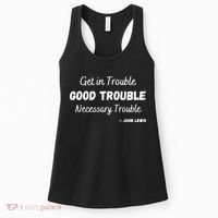 Get In Good Necessary Trouble Civil Rights John Lewis Women's Tank Top thumb 0