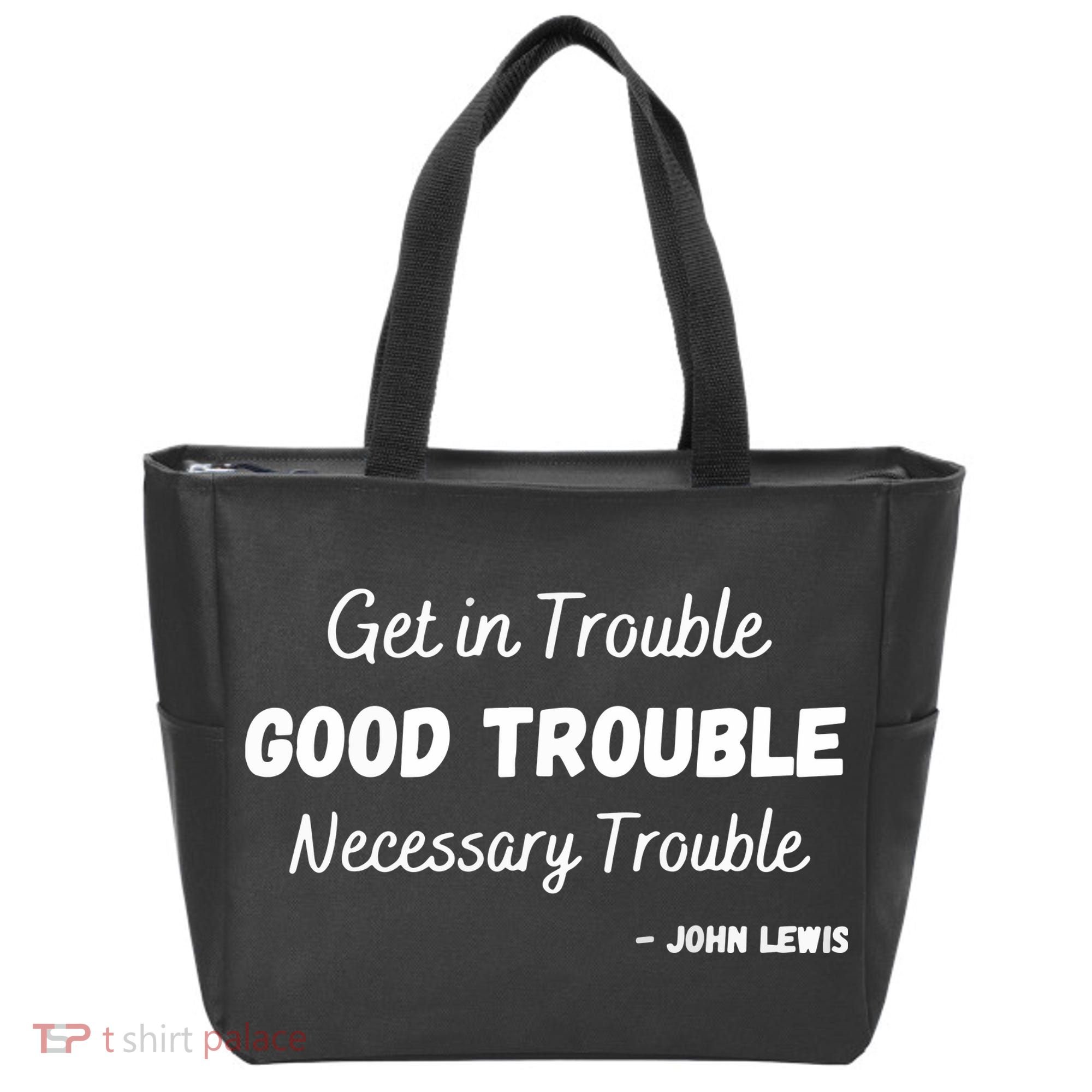 Get In Good Necessary Trouble Civil Rights John Lewis Tote Bag