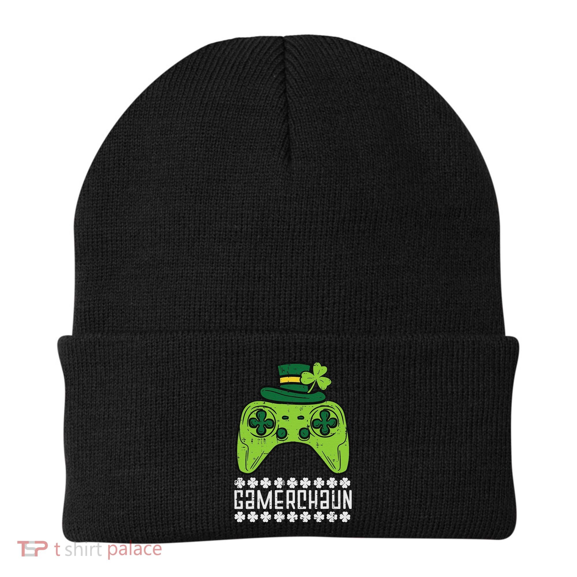 Gamerchaun Irish Gamer Paddys St Patrick Day Beanie