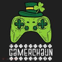 Gamerchaun Irish Gamer Paddys St Patrick Day Hat thumb 2