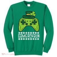 Gamerchaun Irish Gamer Paddys St Patrick Day Sweatshirt thumb 0