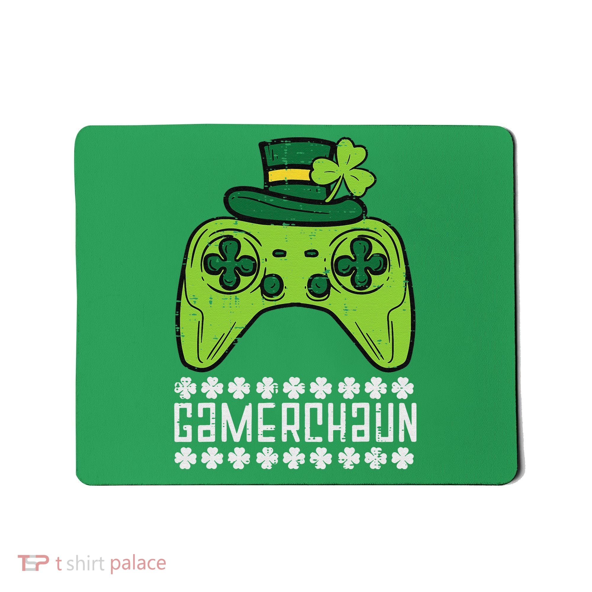Gamerchaun Irish Gamer Paddys St Patrick Day Mousepad