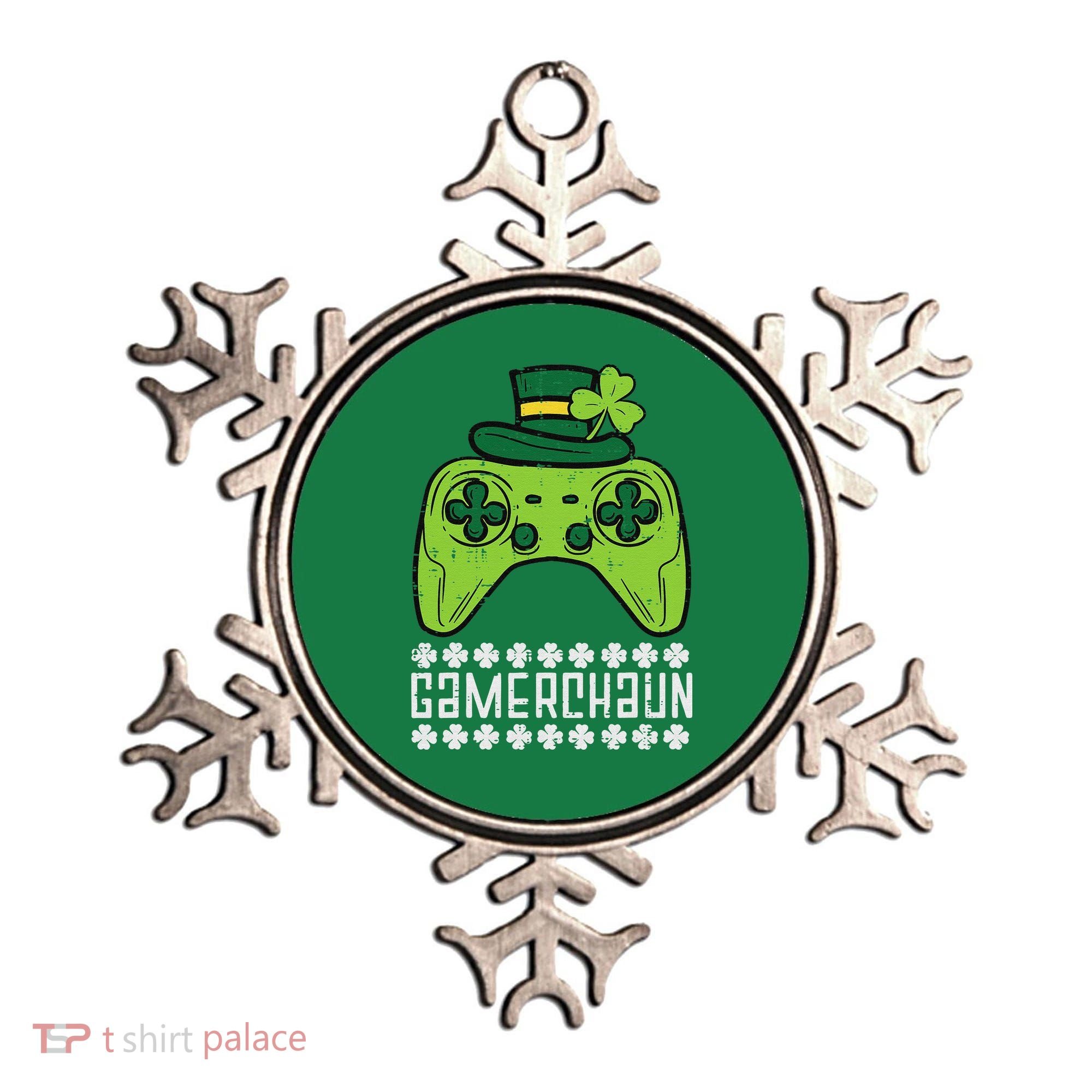 Gamerchaun Irish Gamer Paddys St Patrick Day Ornament