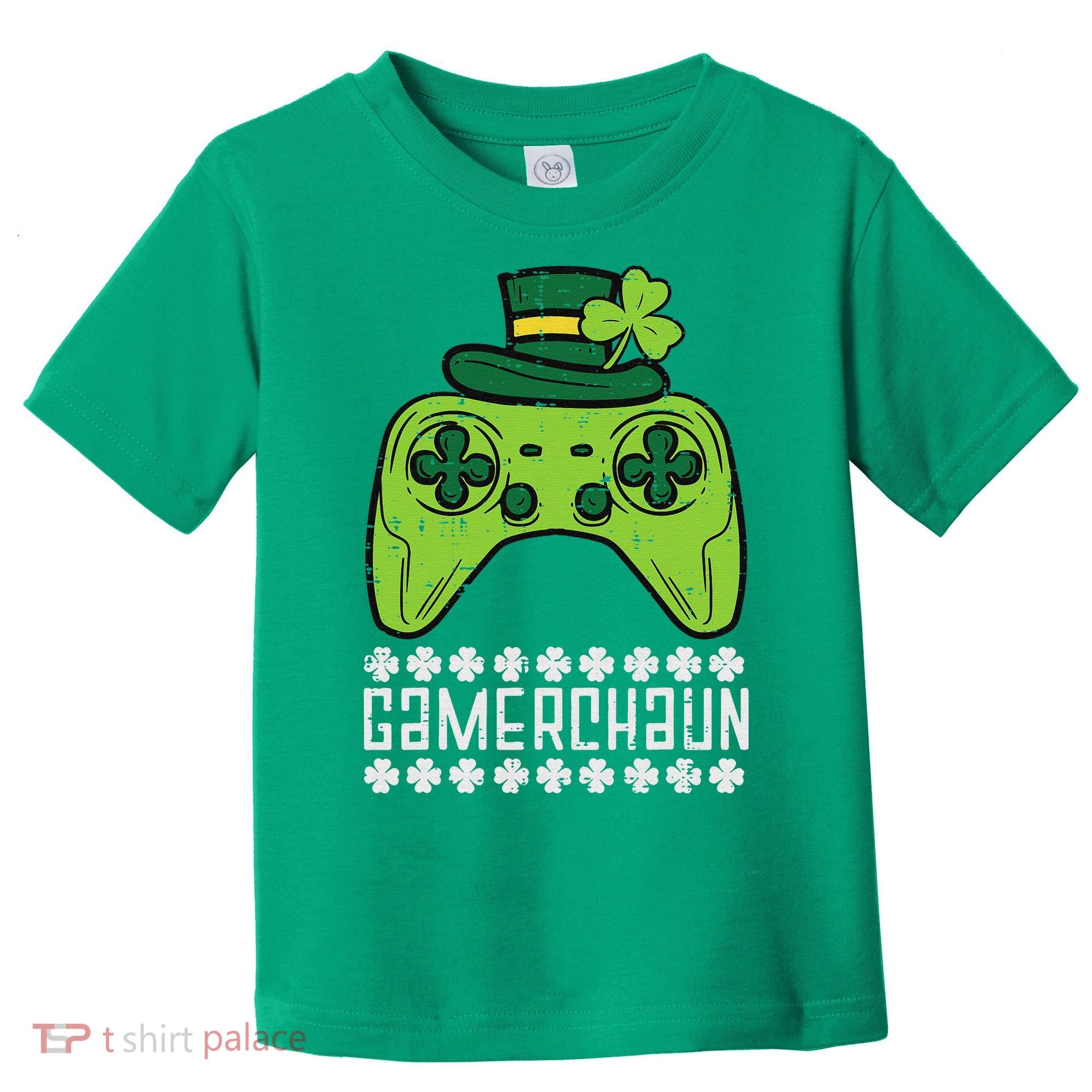 Gamerchaun Irish Gamer Paddys St Patrick Day Toddler T-Shirt