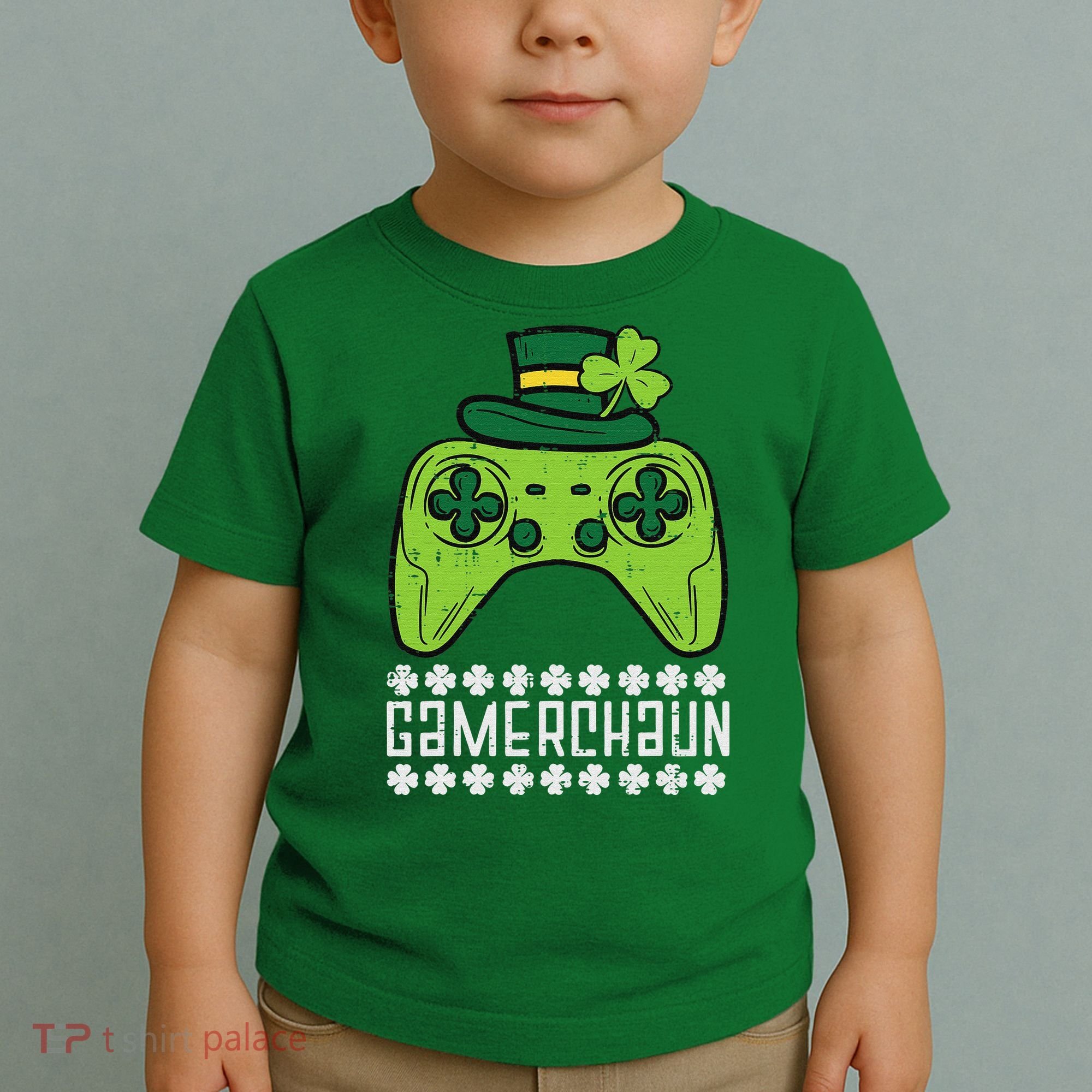 Gamerchaun Irish Gamer Paddys St Patrick Day Toddler T-Shirt