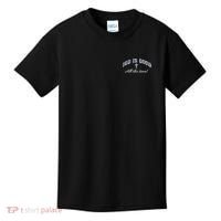 God Is Good All The Time Christian Cross Jesus Is King Puff Embroidered Kids T-Shirt thumb 0