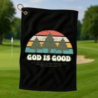 God Is Good Golf Towel thumb 1